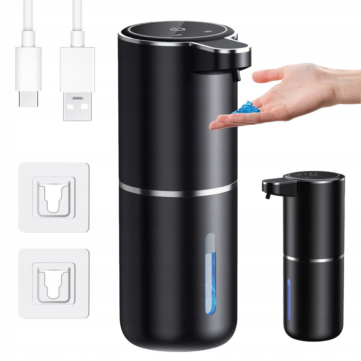 Automatische Zeepdispenser 380ml met Infraroodsensor, Oplaadbaar