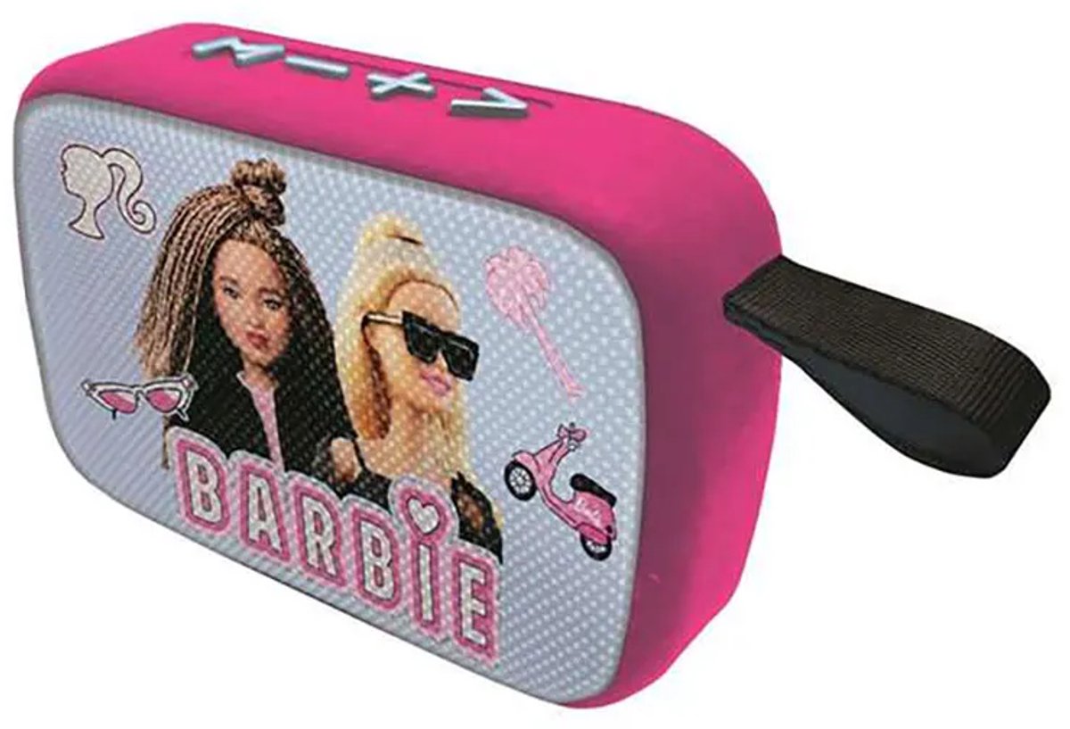 Barbie Bluetooth® draagbare luidspreker met stoffen afwerking