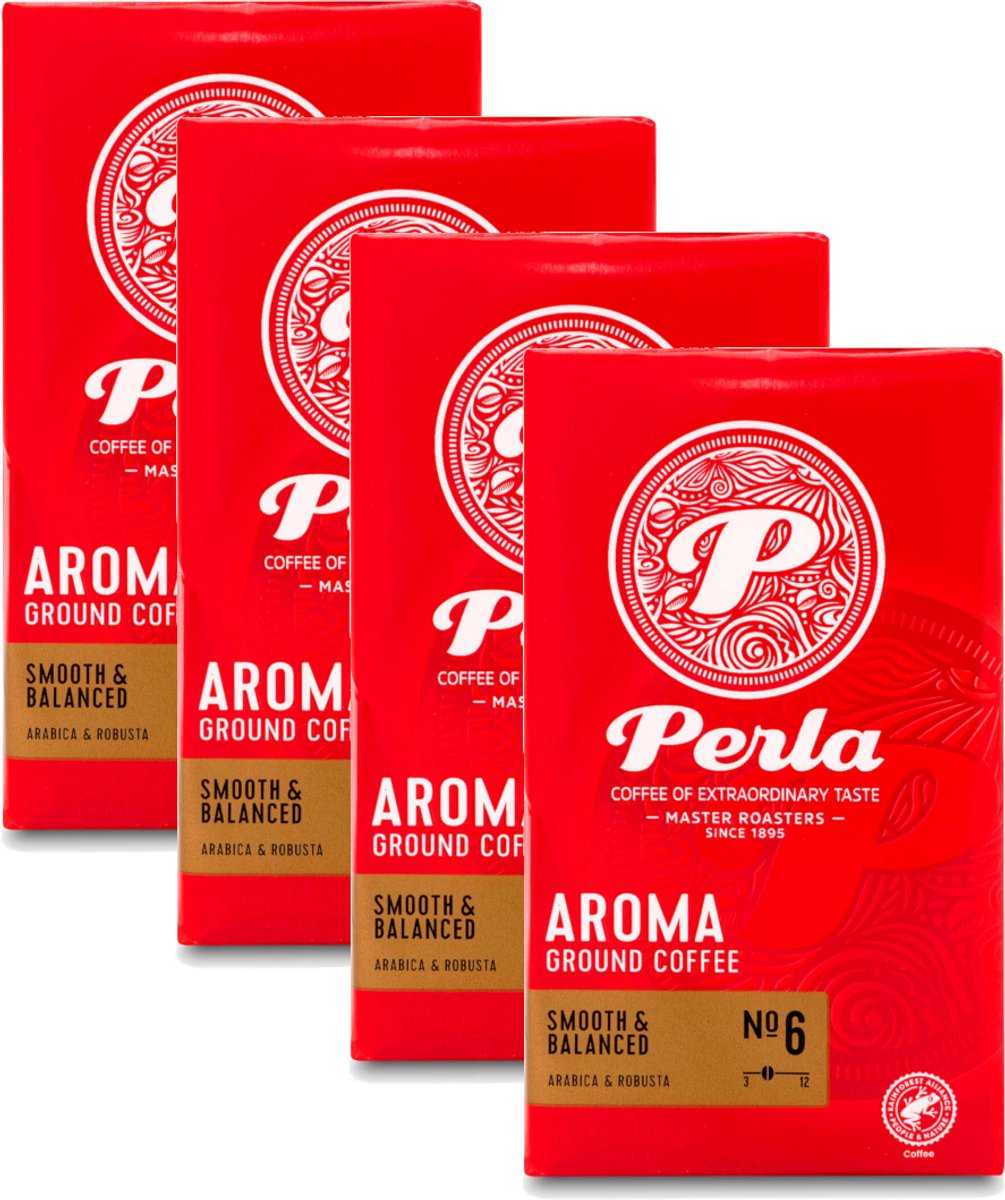 Perla Aroma - Multipack - Gemalen Koffie - 1000g (4x250g)