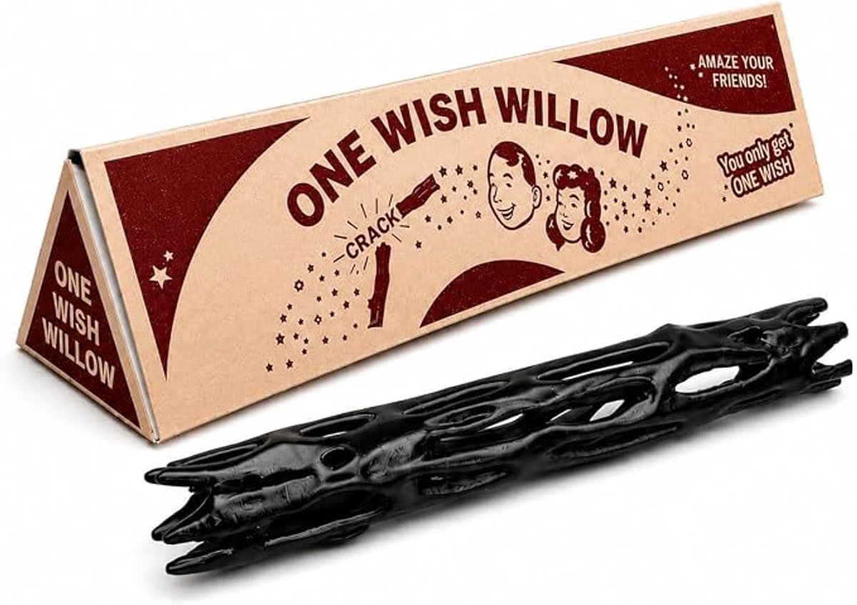 Claoner 2 stuk - One Wish Willow - replica's wilg van de wensen - Willow van de wens van horrorfilm - tak van wensen - figuur voor verzamelaars - met 2 premium dozen van bio-plastic - cadeau om te verzamelen
