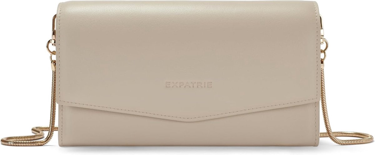 Expatrié Camille Women's Small Handbag Vegan Faux Leather Clutch Bag Evening Bag with Removable Chain Ideal for - ShopVlot