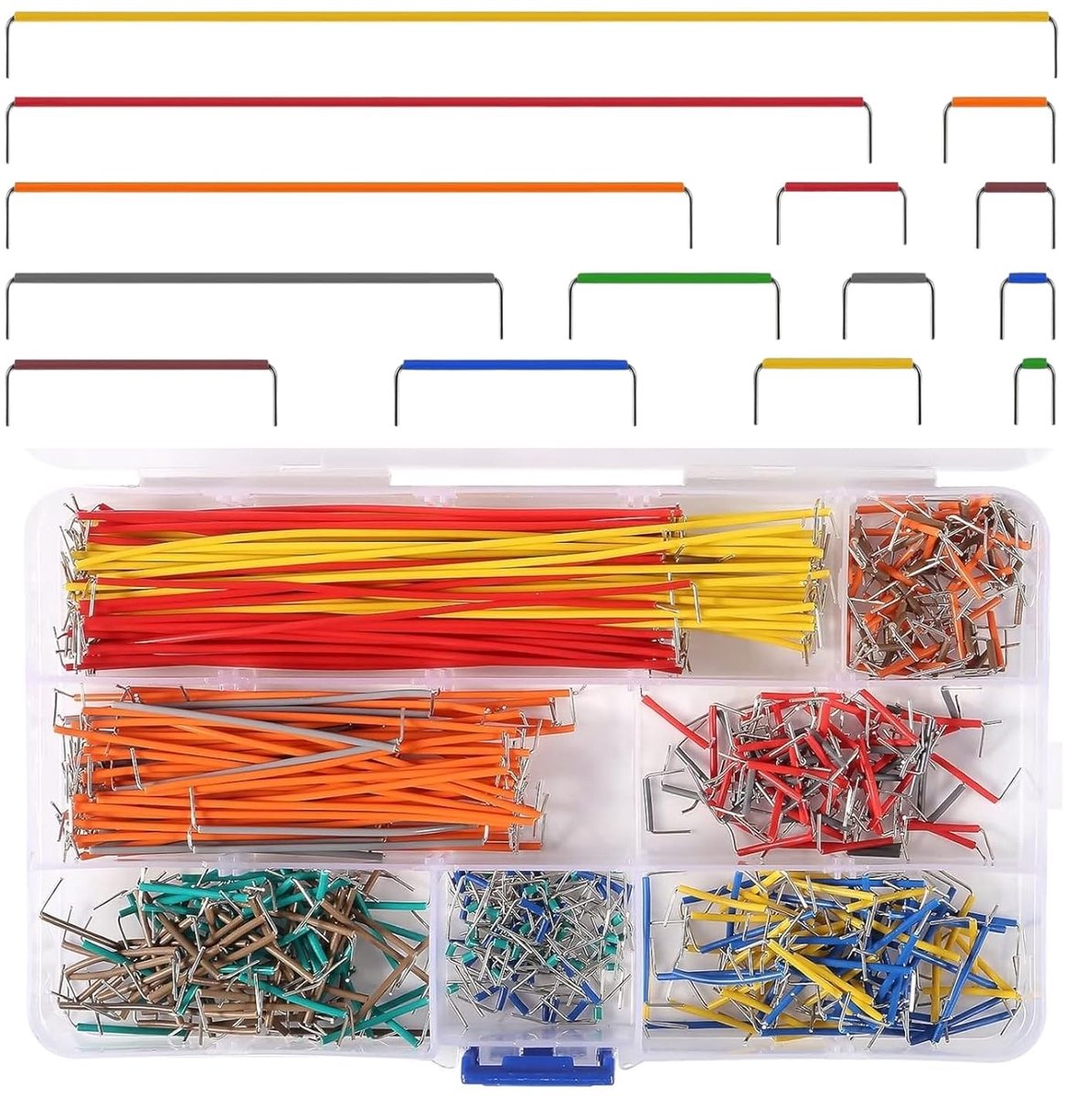 560pcs Breadboard Jumper Wire set, jumper cable Dupont crossbridges kit male to male 14 lengths for Arduino Raspberry - ShopVlot