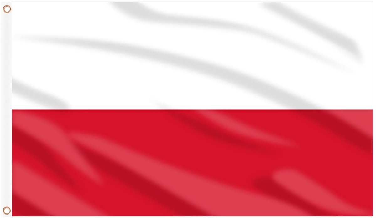 AhfuLife 1pcs Polish Flag for May 3rd Decoration, 5ft x 3ft Large Polish Flags - ShopVlot