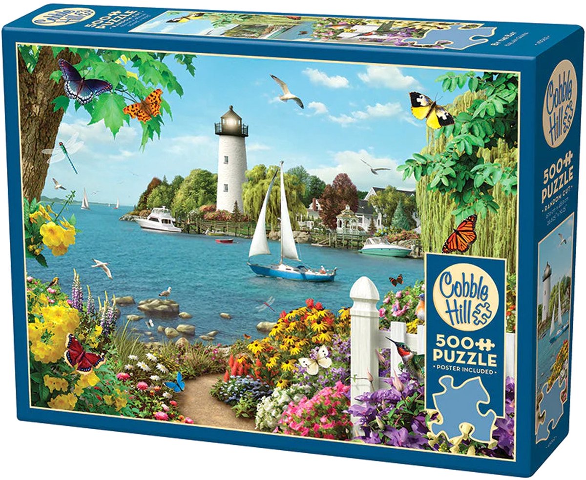 Cobble Hill Puzzel 500 Stukken: Boot en Zeezicht