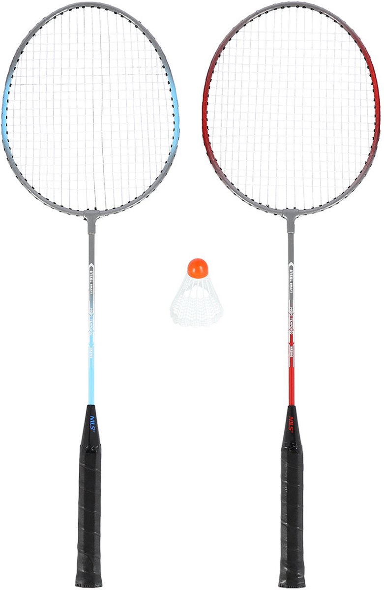 NILS Badminton Set - 2 Rackets en Shuttle