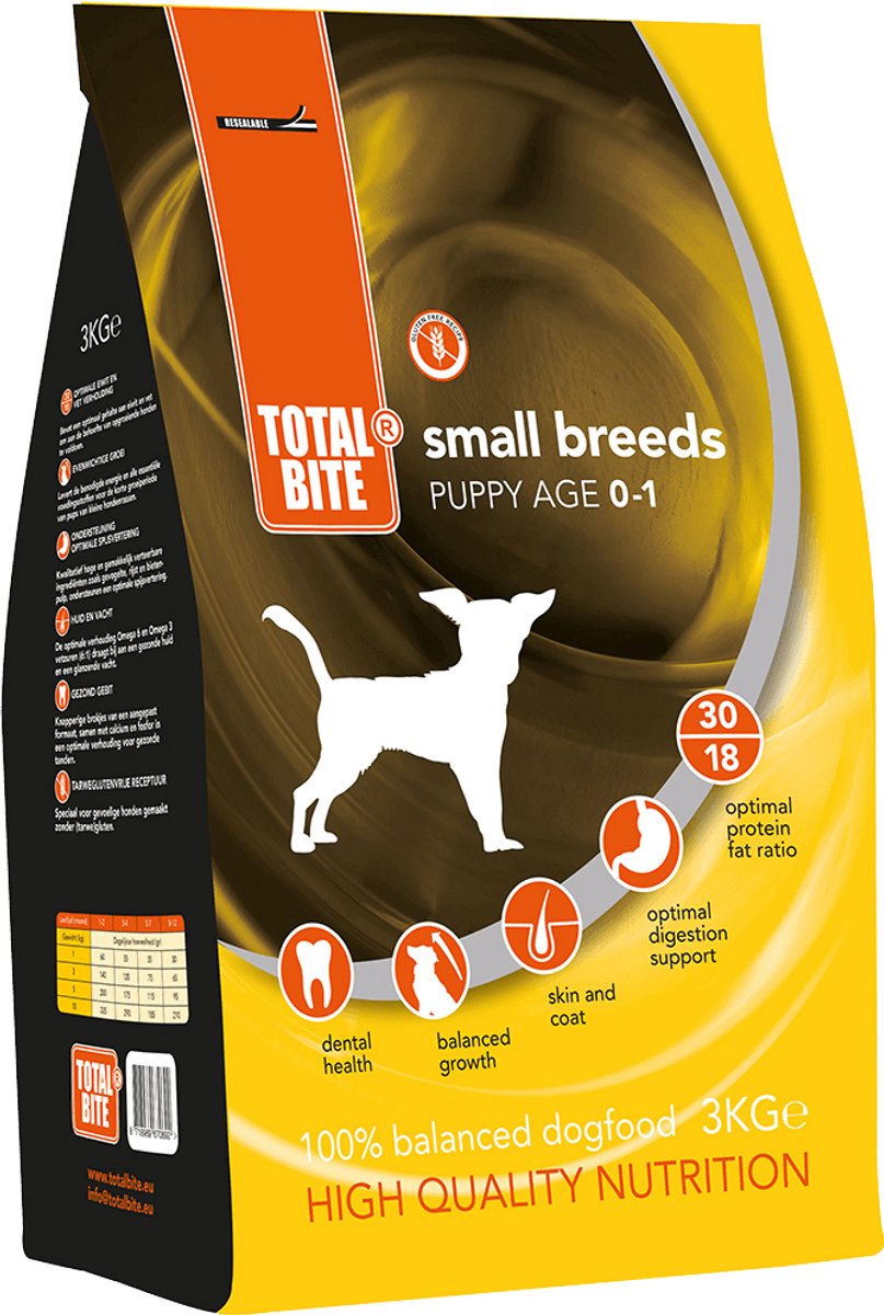 Total Bite Total bite puppy small 3 kilo