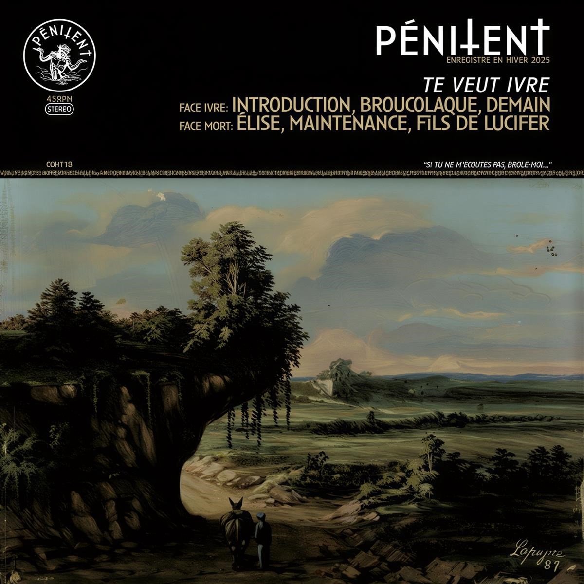Penitent - Te Veut Ivre (LP)