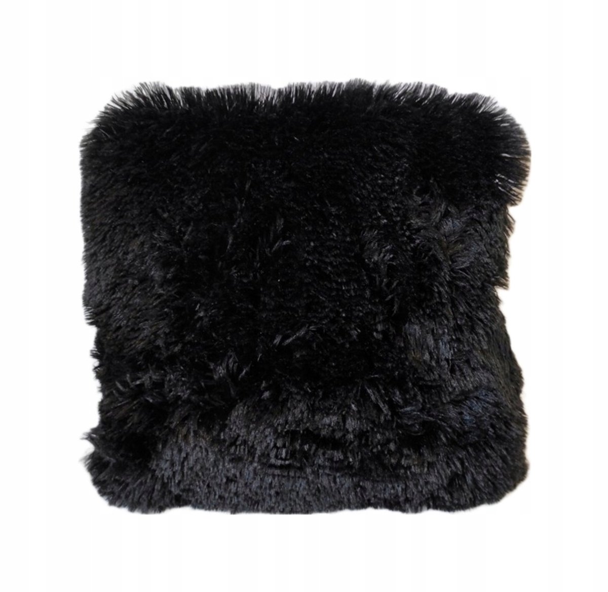 Zwarte Decoratieve Pluche Kusjes 40x40 cm - Zacht & Stijlvol