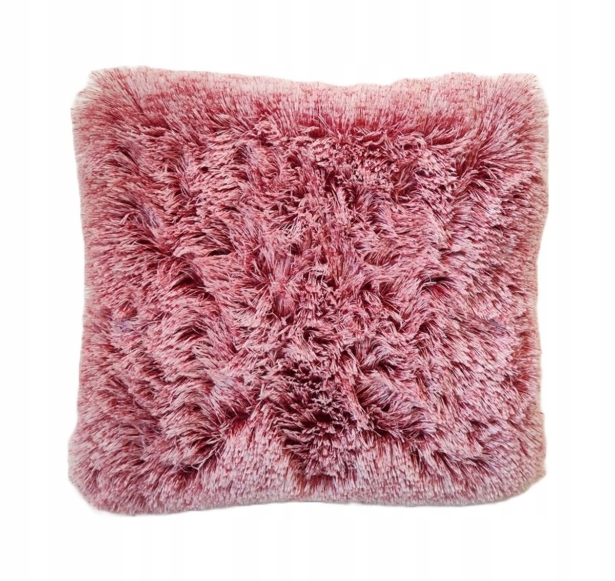 Decoratieve Woonkussen Wit-Rood 45x45cm Zacht Pluche