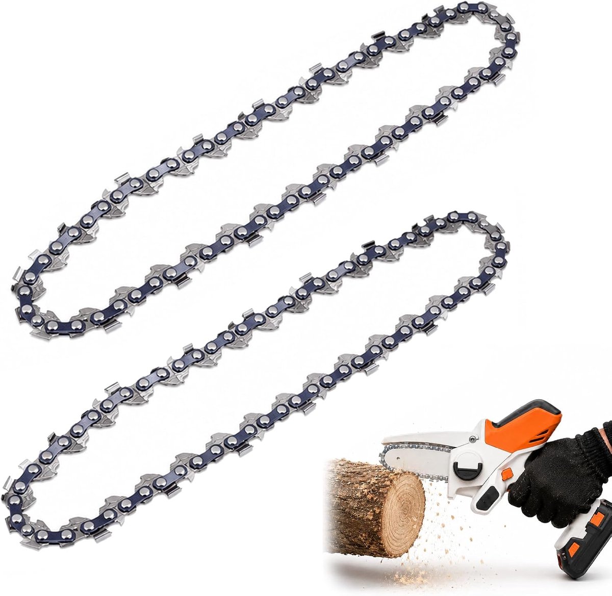 2 stuks zaagkettingen voor Stihl Gta 26 kettingzaag, kettingzaagketting, geschikt voor Stihl Gta 26 ketting - ShopVlot