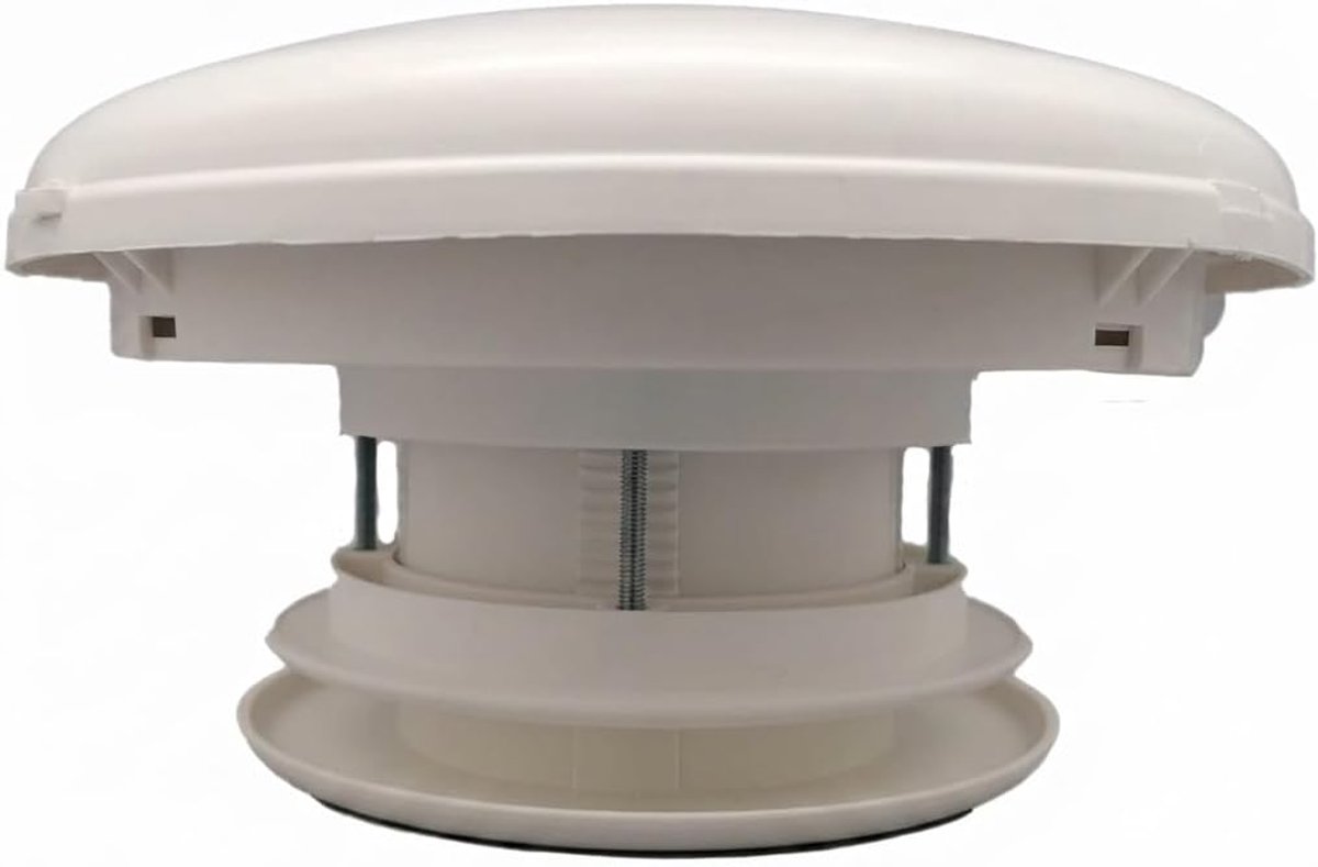 CR-MOESANCO Roof Fan Set for Caravans, 110 mm, Mushroom with Screws and M4 Fittings, Permanent Ventilation, Motorhome - ShopVlot