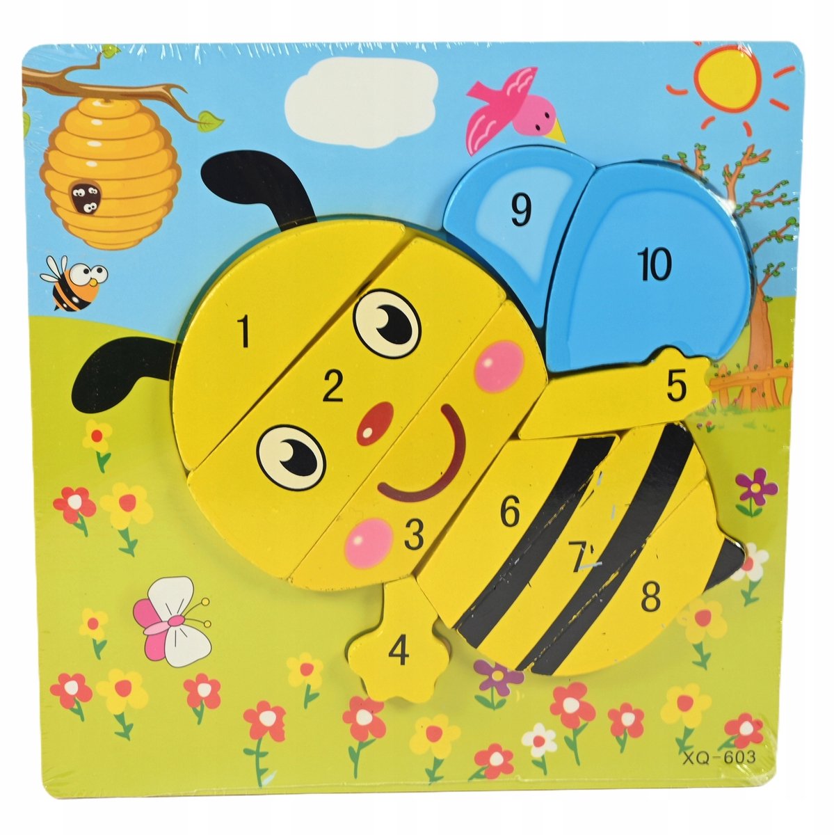 Houten Puzzel Educatief 10 stuks - verschillende cartridges