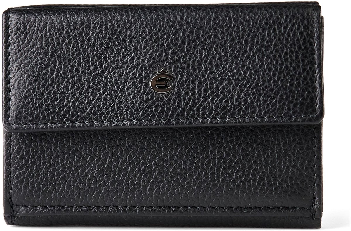Esquire Houston Portemonnee RFID-bescherming Leer 10 cm - Dames - Horizontaal - schwarz