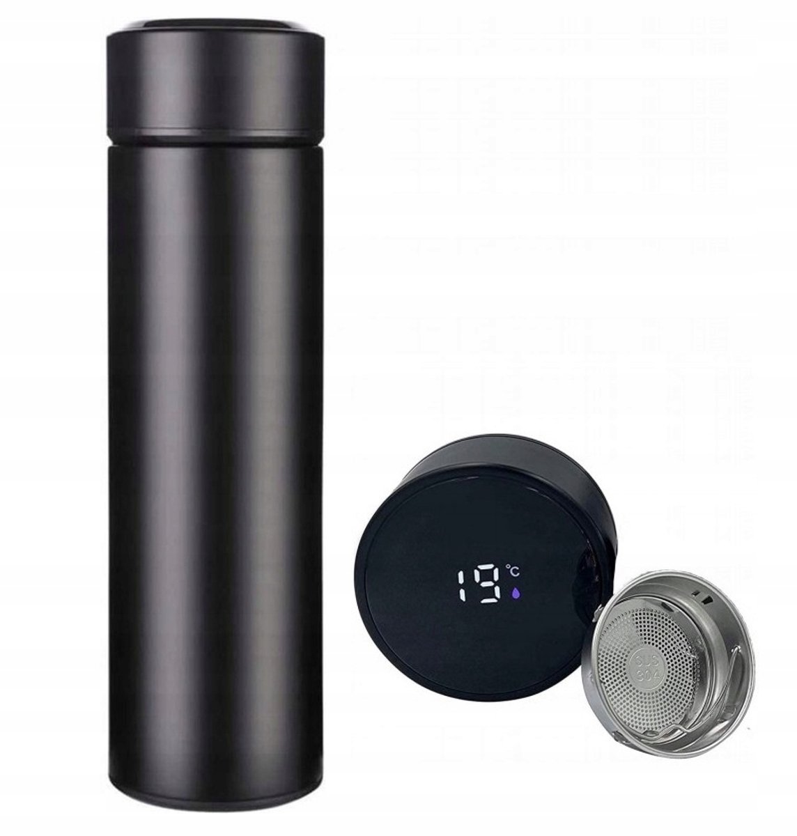 Slimme Thermosbeker met LED Temperatuur Display - 500ml