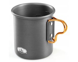 Merkloze Kampeerbeker 414 ml - lichtgewicht aluminium