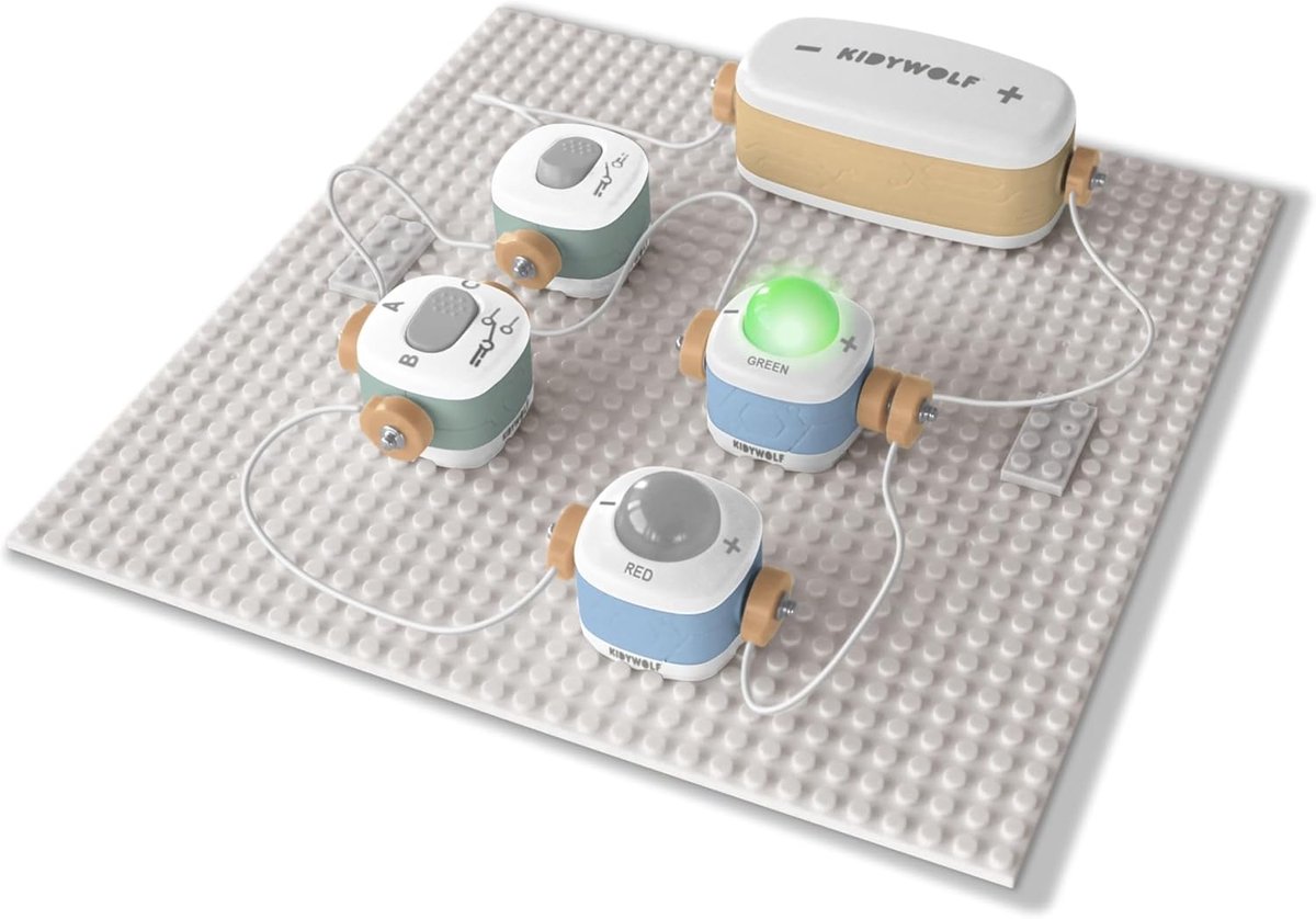 KIDYWOLF - Kidyelec Starter - My First Electricity Kit from 6 years - STEM Learning Toys - ShopVlot