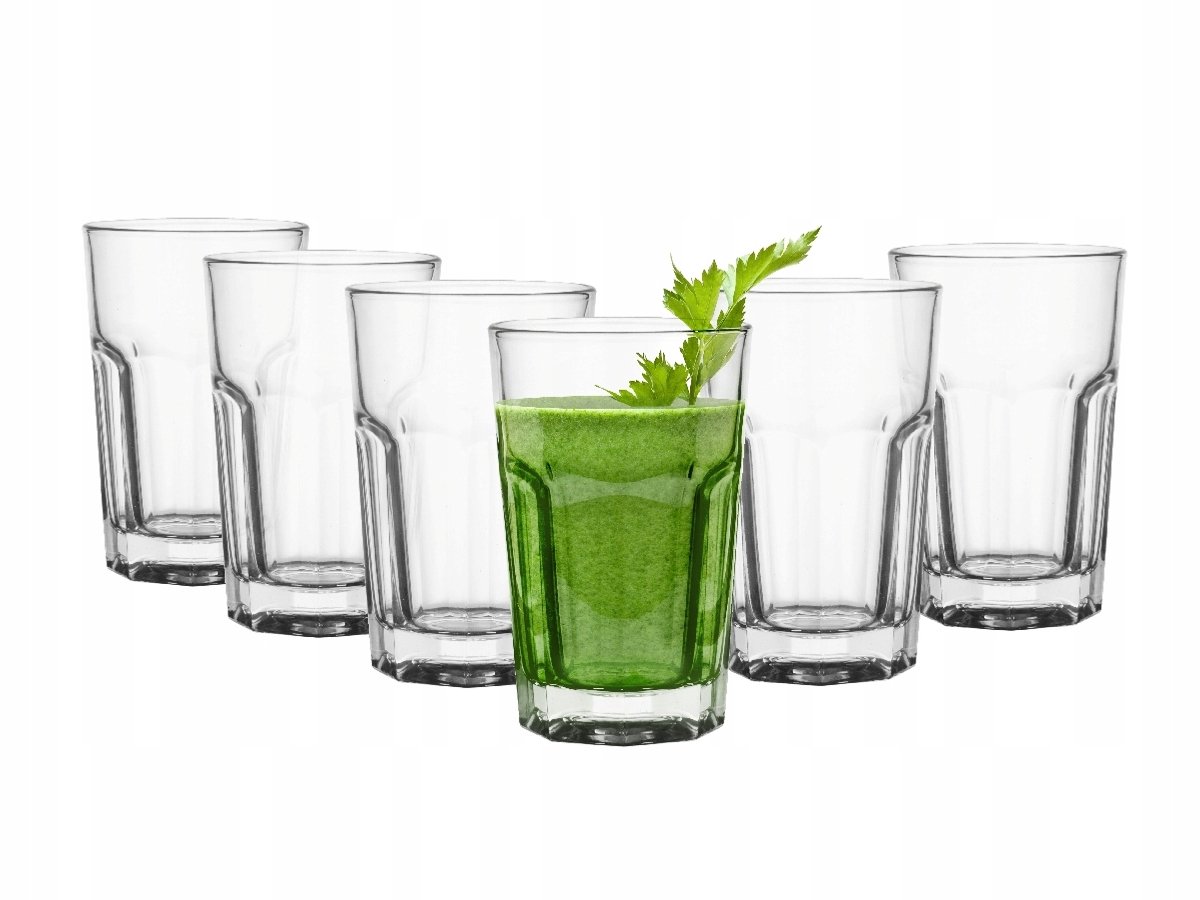Set van 6 Glazen 230ml - Stijlvol en Praktisch