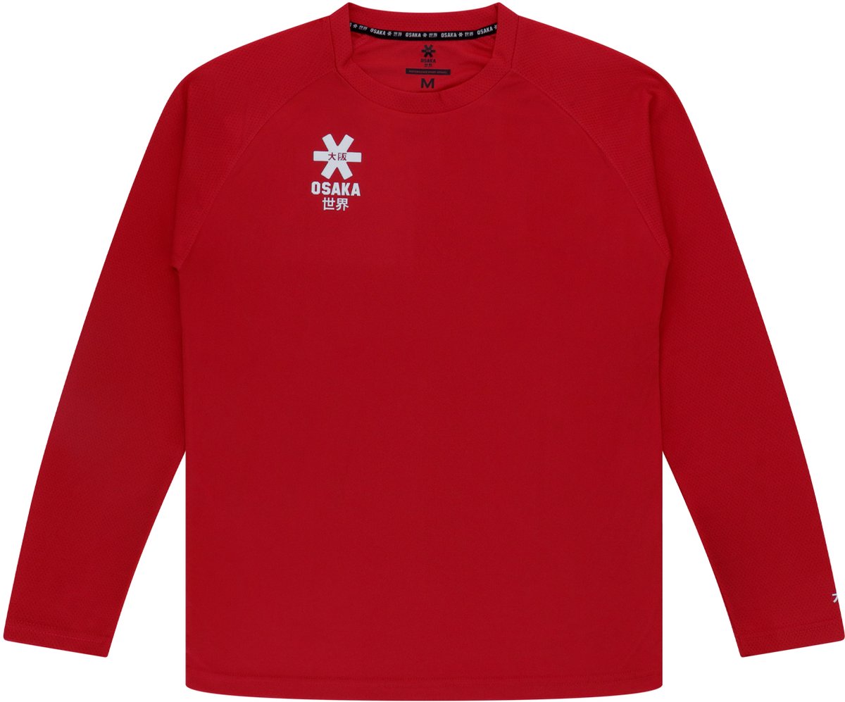 Osaka Men Training Tee Long Sleeve Rood