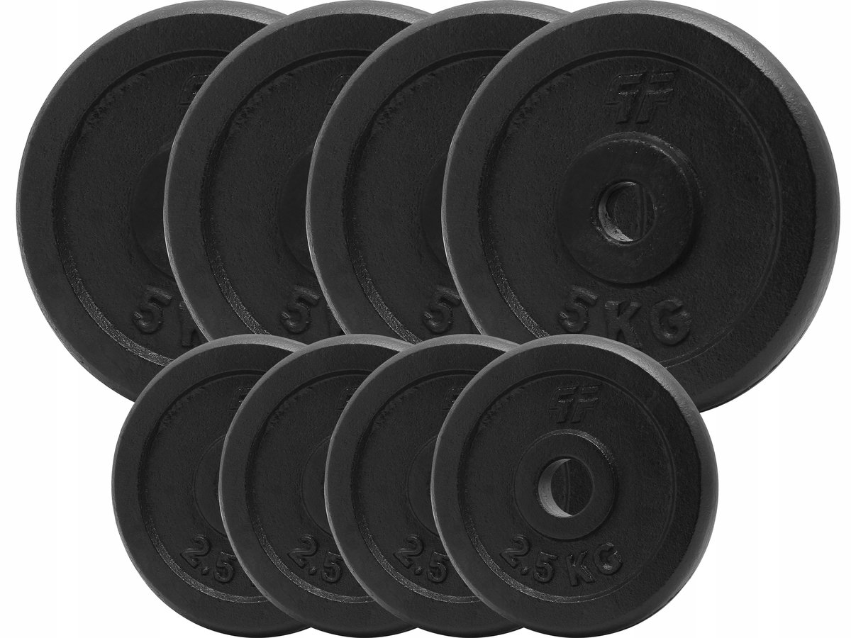 Platinum Fitness 30kg Gietijzeren Halterset 29mm