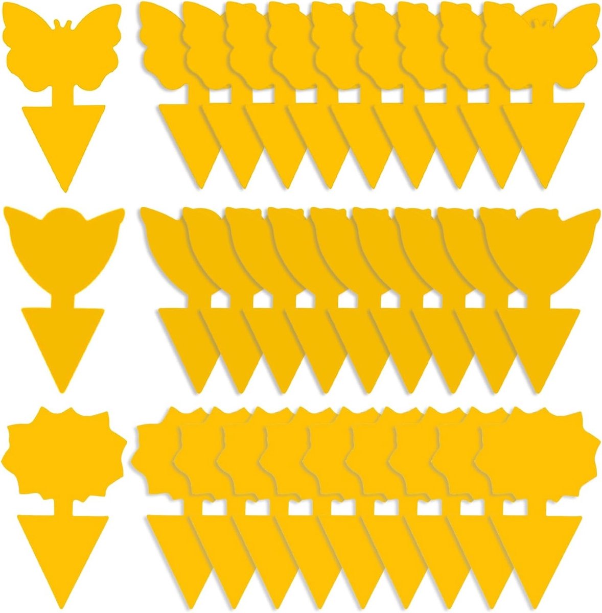 Wespenvangers - Geel - 30 stuks - Lijmval voor Insecten - Voor Tuin en Kas