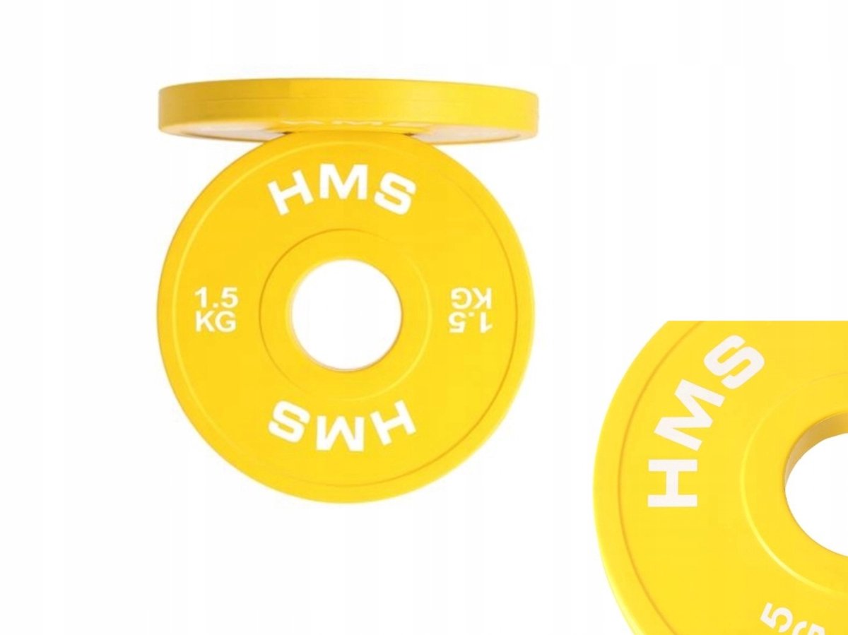Olympische Halteringsschijven Set 2x 1,5 kg - Merkloos