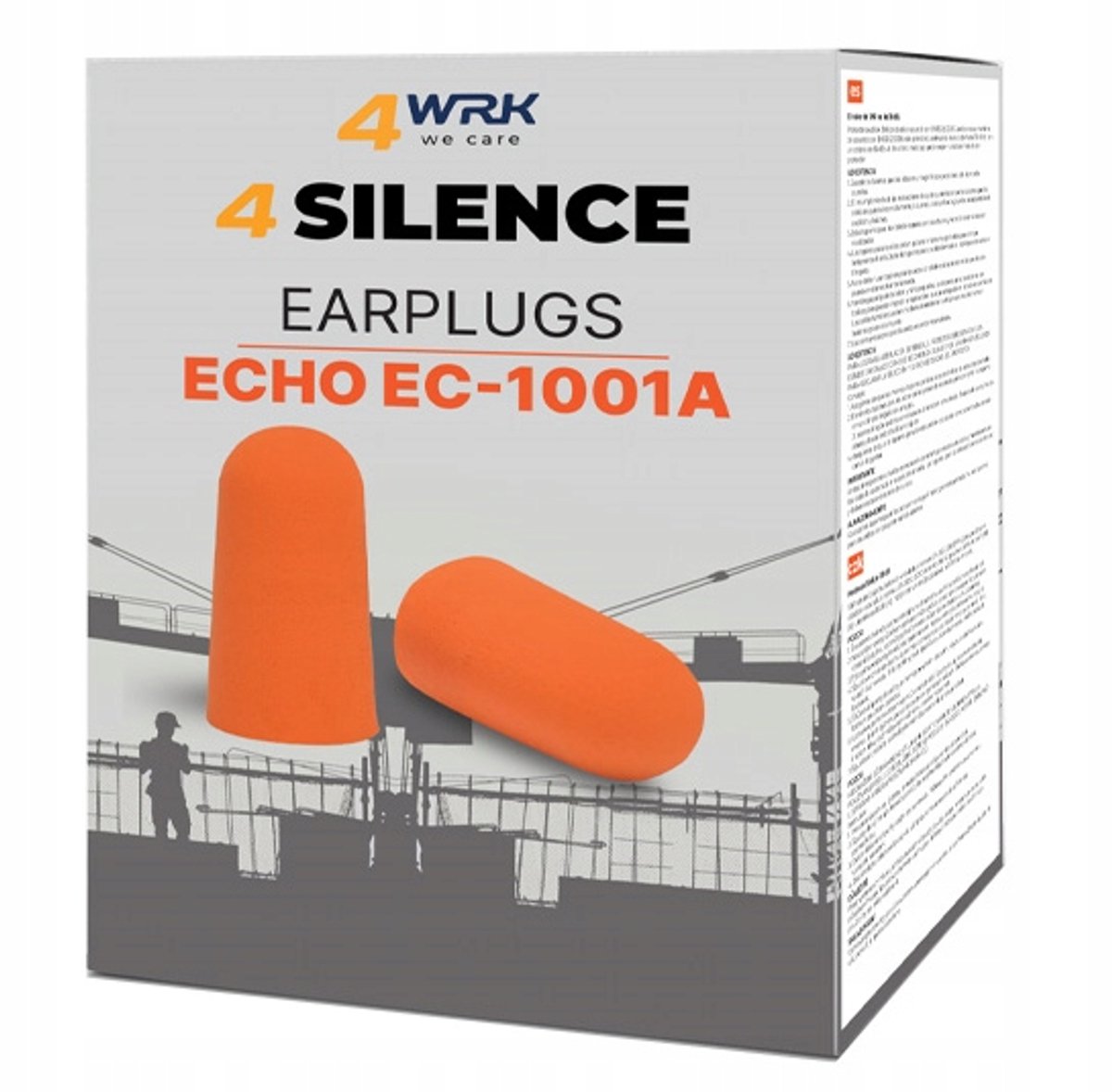 Oordopjes ECHO EC-1001A Geluidsisolatie 200 stuks