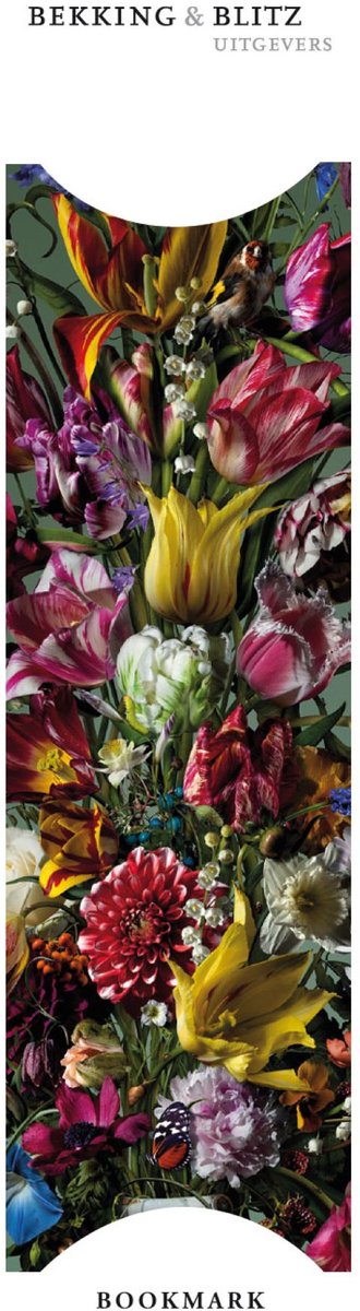 Boekenlegger - Kunst - Collage of Tulips, Anita Walsmit Sachs - 5cm x 16cm