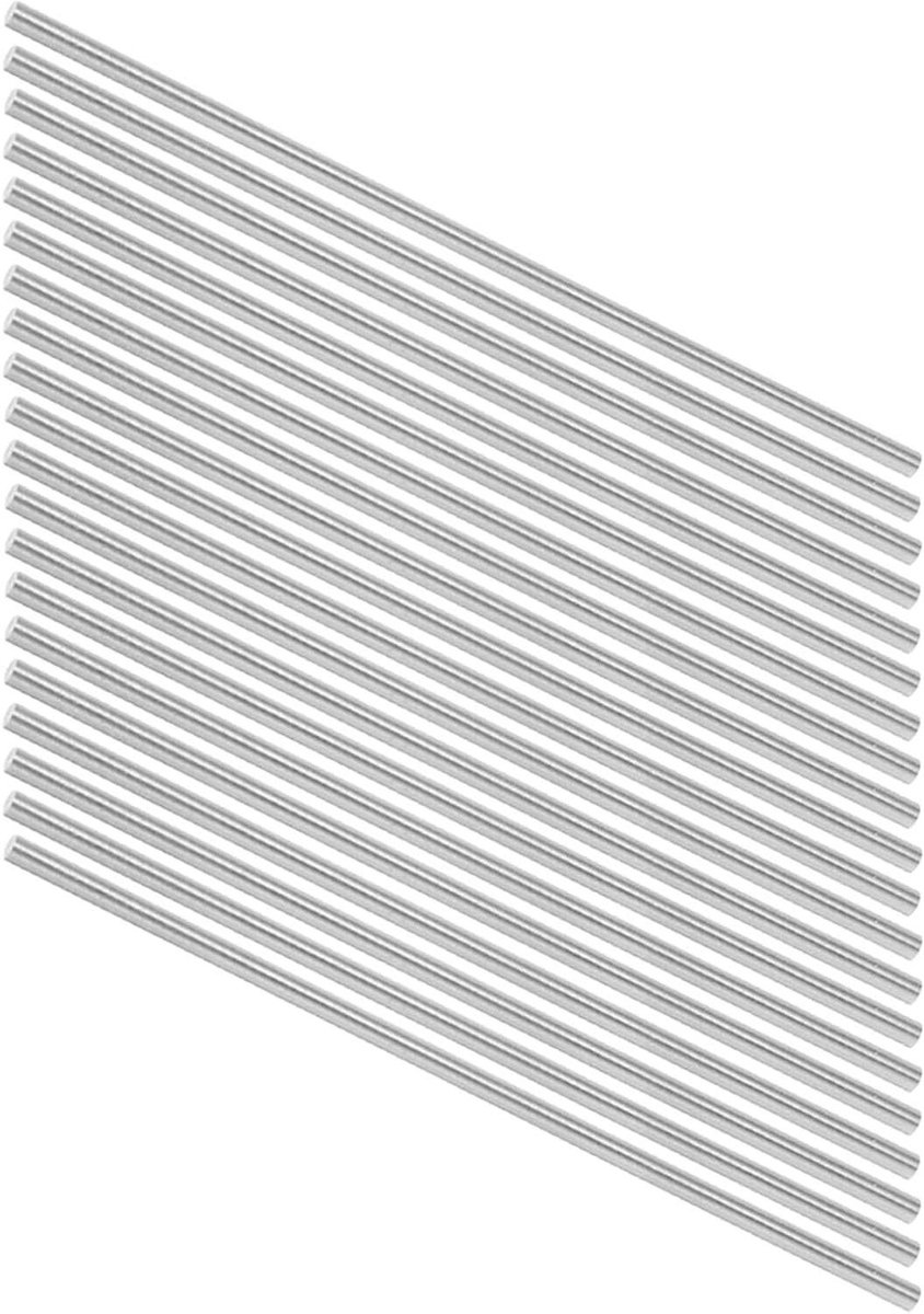 Blokkeer Pinnen - Breinaalden Haakpennen - Breiprojecten Vormgeven - Stevig Nikkel Staal - 30 Stuks - Zilver