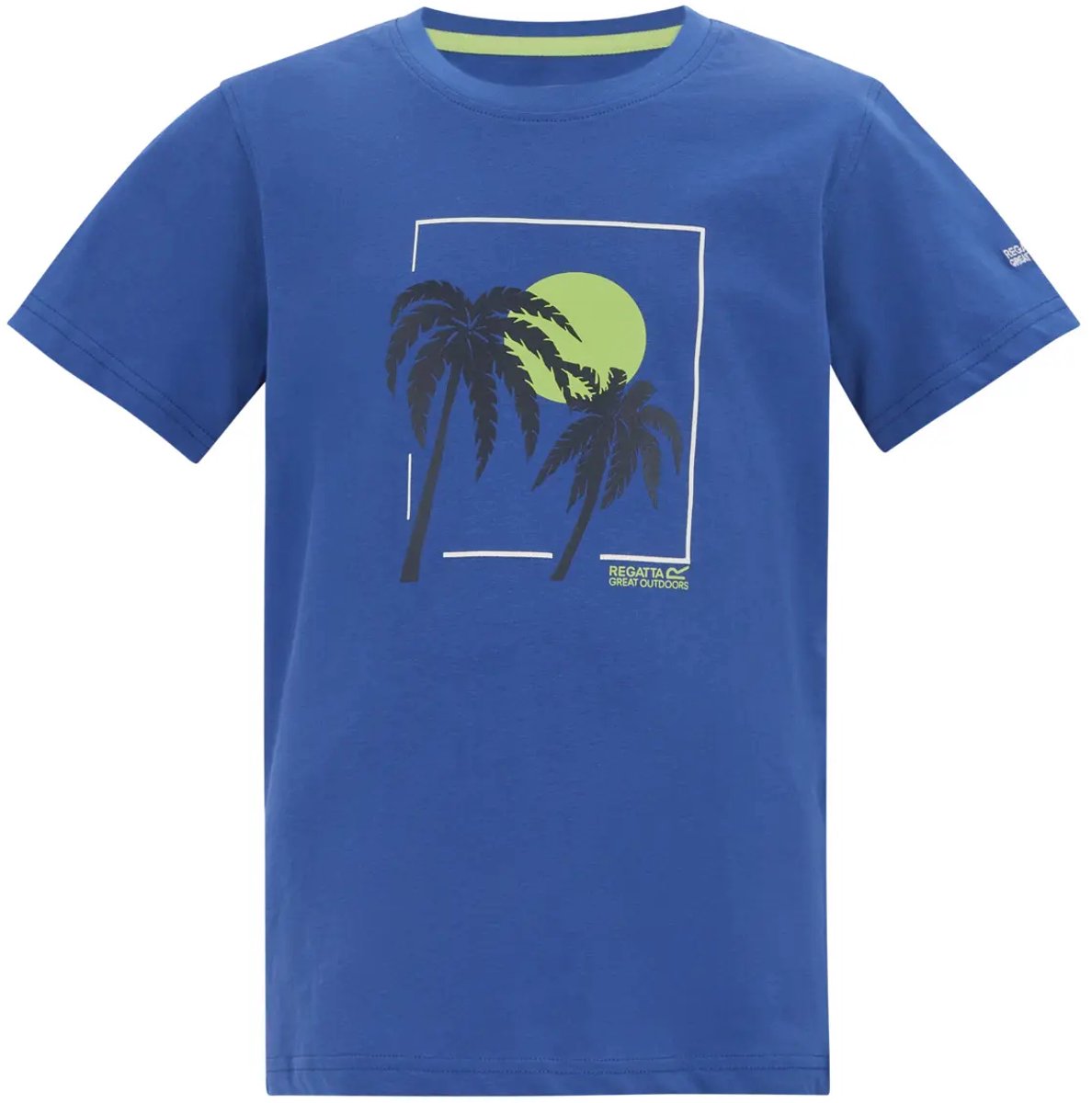 Katoenen kinder-T-shirt Regatta Bosley Olympian Blu