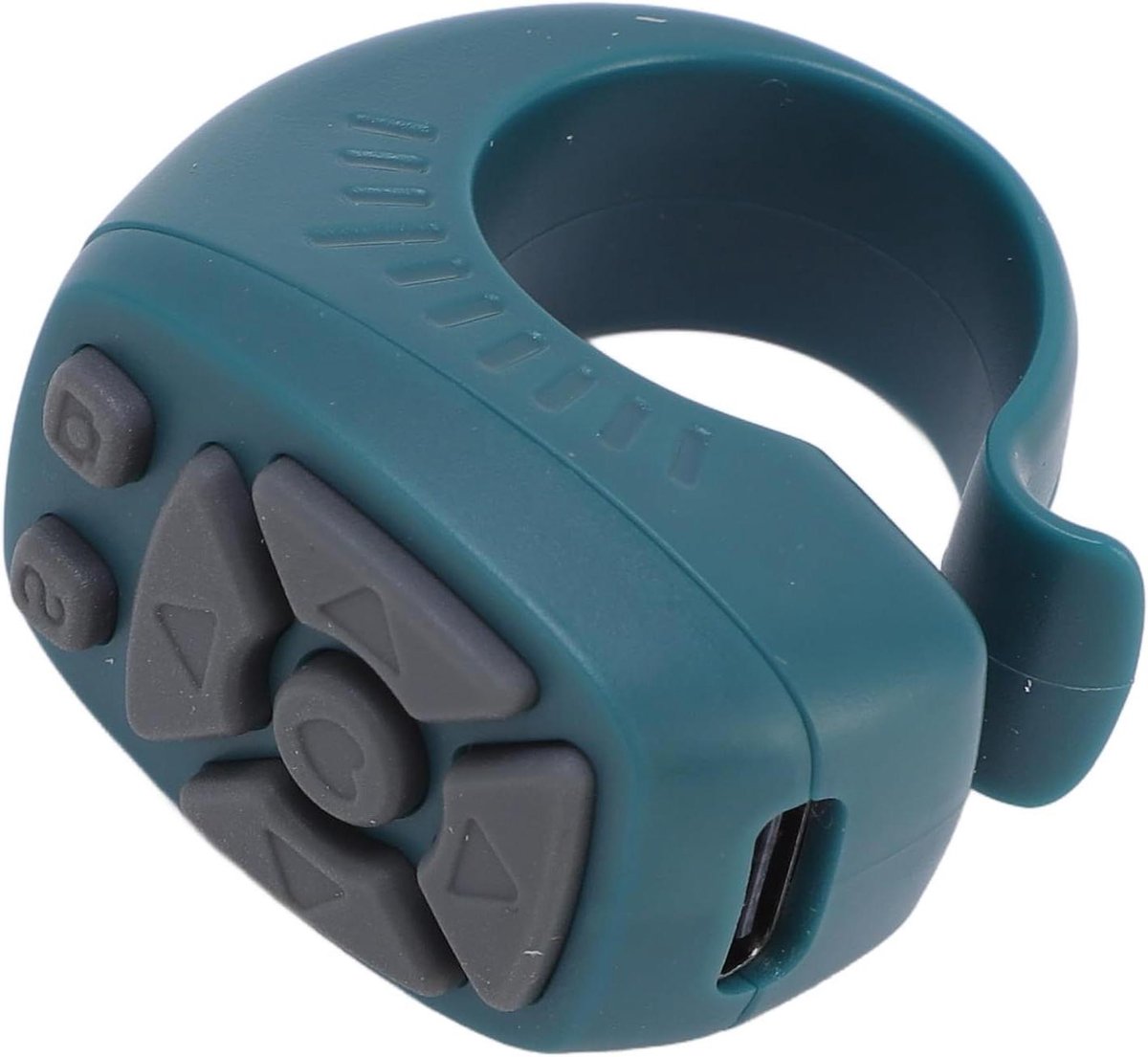 Vingertop Afstandsbediening - Video Controller - Selfies Maken - Ergonomisch Ontwerp - 30 mAh Batterij - Donkergroen