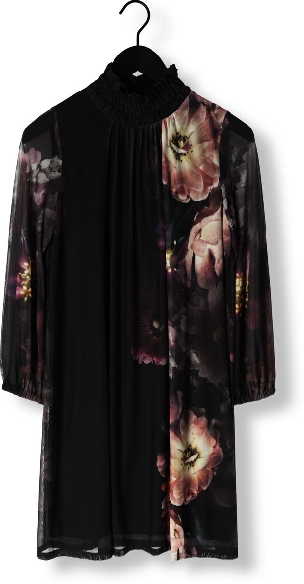 Ana Alcazar Dress Turtleneck Dames - Jurk - Zwart - Maat 36