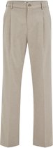 WE Fashion Heren loose fit pantalon met bandplooi