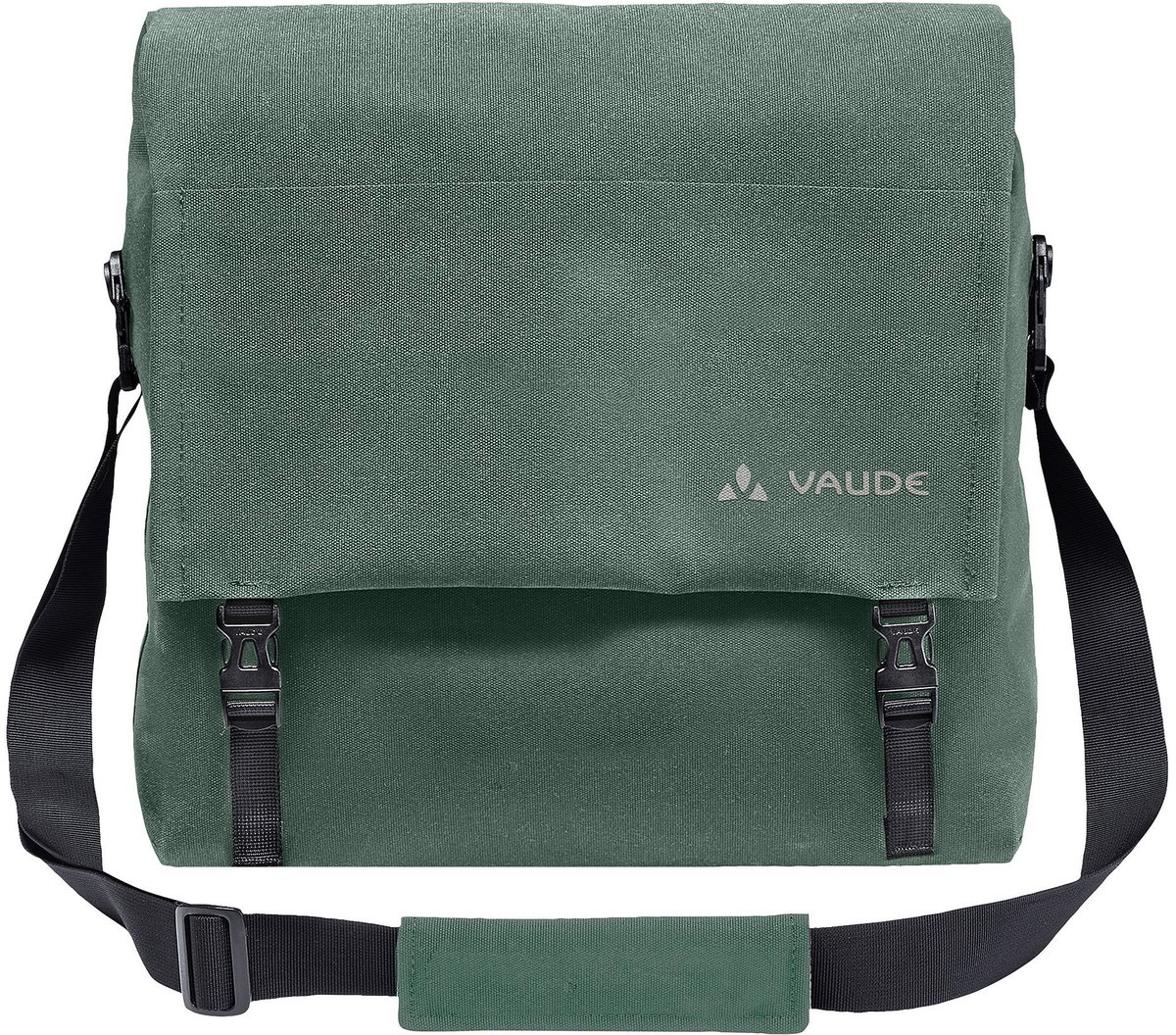 VAUDE fietstas schoudertas met laptopvak Augsburg IV Bike Bag Agave groen