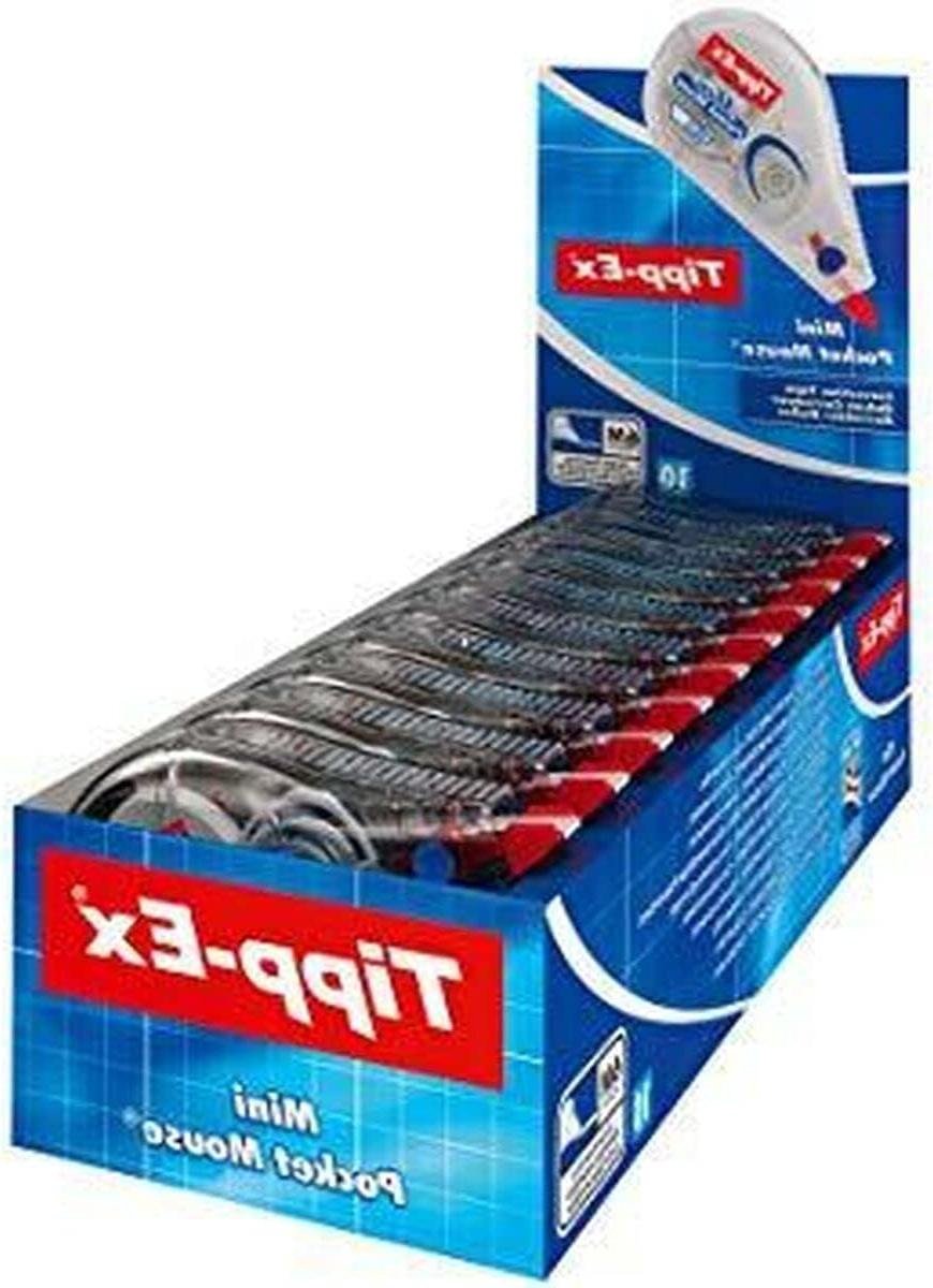 Correctietape - Correctiebanden Gummetjes - Fouten Corrigeren - Scheurbestendig - 10 stuks - Wit