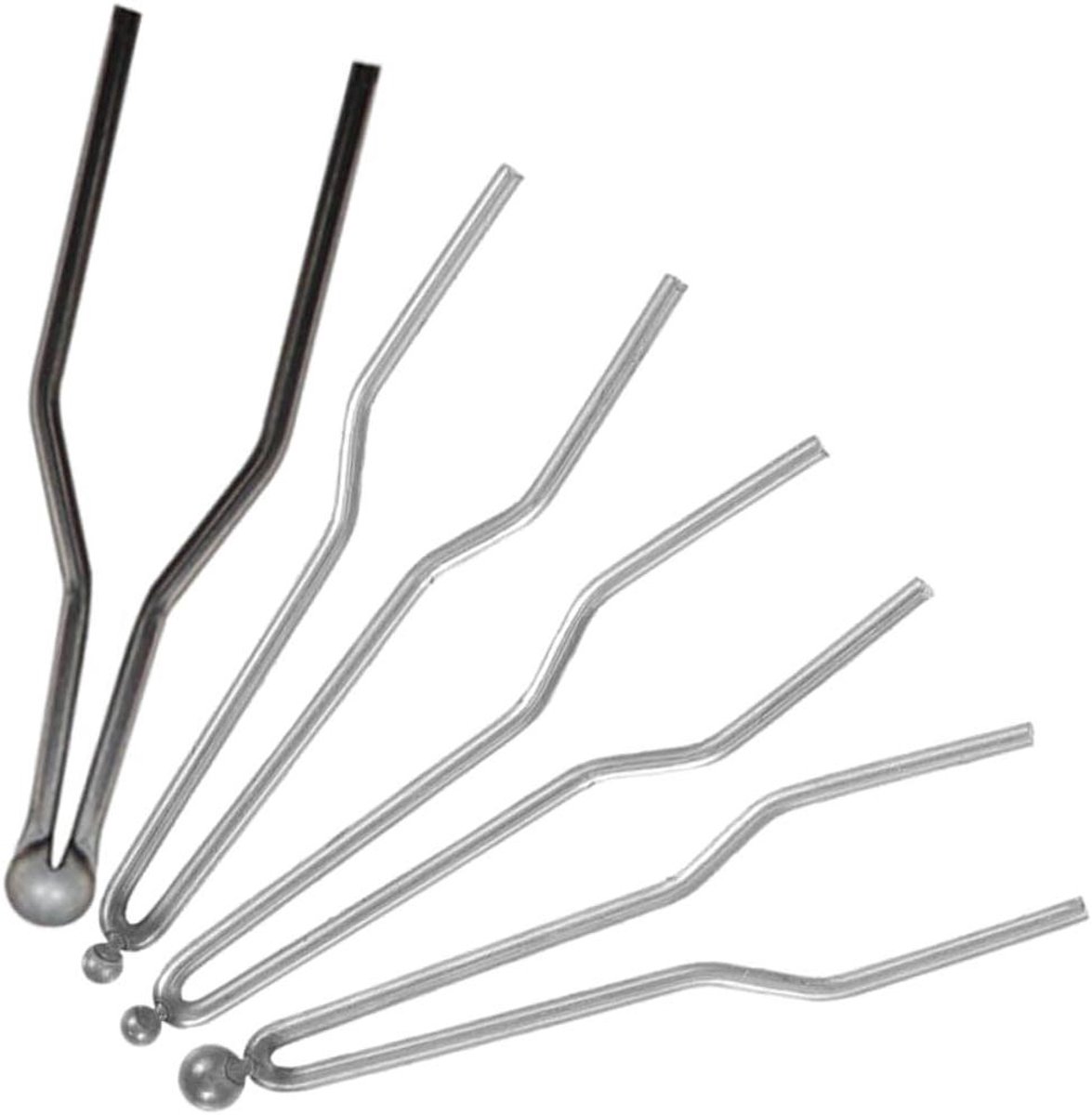 Houtbrander Tips - Pyrografie Punten - Gedetailleerd Houtsnijwerk - Interchangeable Nibs - 3.5 cm - Zilver