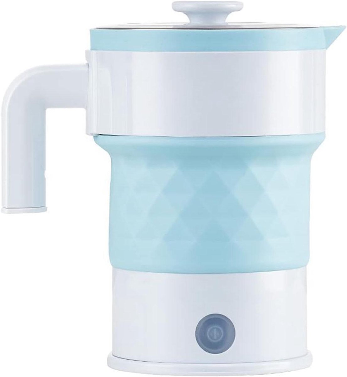 Reis waterkoker Kleine waterkoker Koffie zetten Opvouwbaar ontwerp 0.6 liter Roestvrij staal