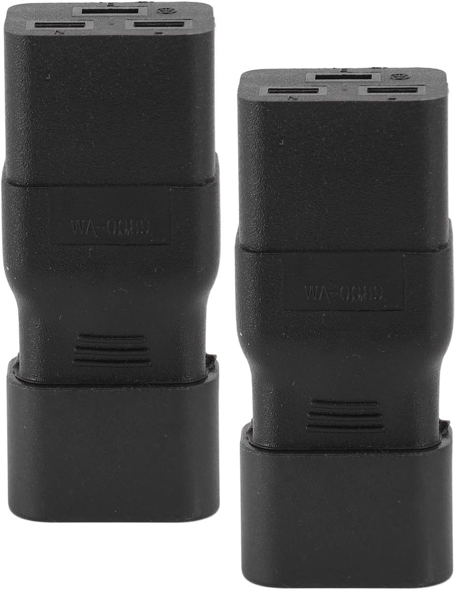 Verlengsnoer IEC320, C14 naar C19 stroomkabel, voeding voor servers en UPS-systemen, 3 meter lengte