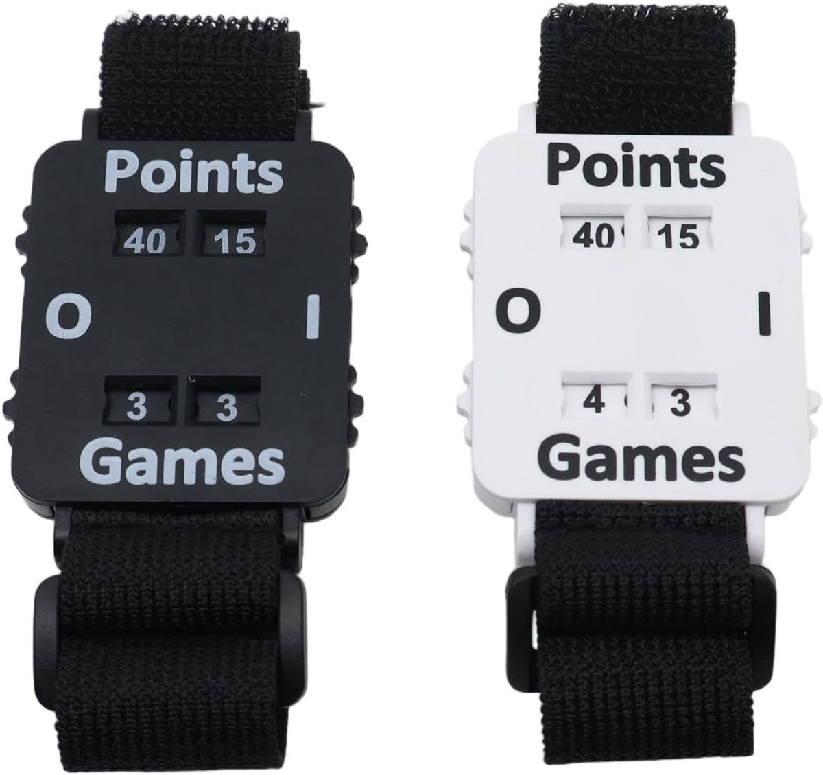 Tennis Score Counter Armband Set voor Padel, Badminton en Volleybal | Verstelbare Straps, Snelle Scoreweergave en Duurzaam Ontwerp