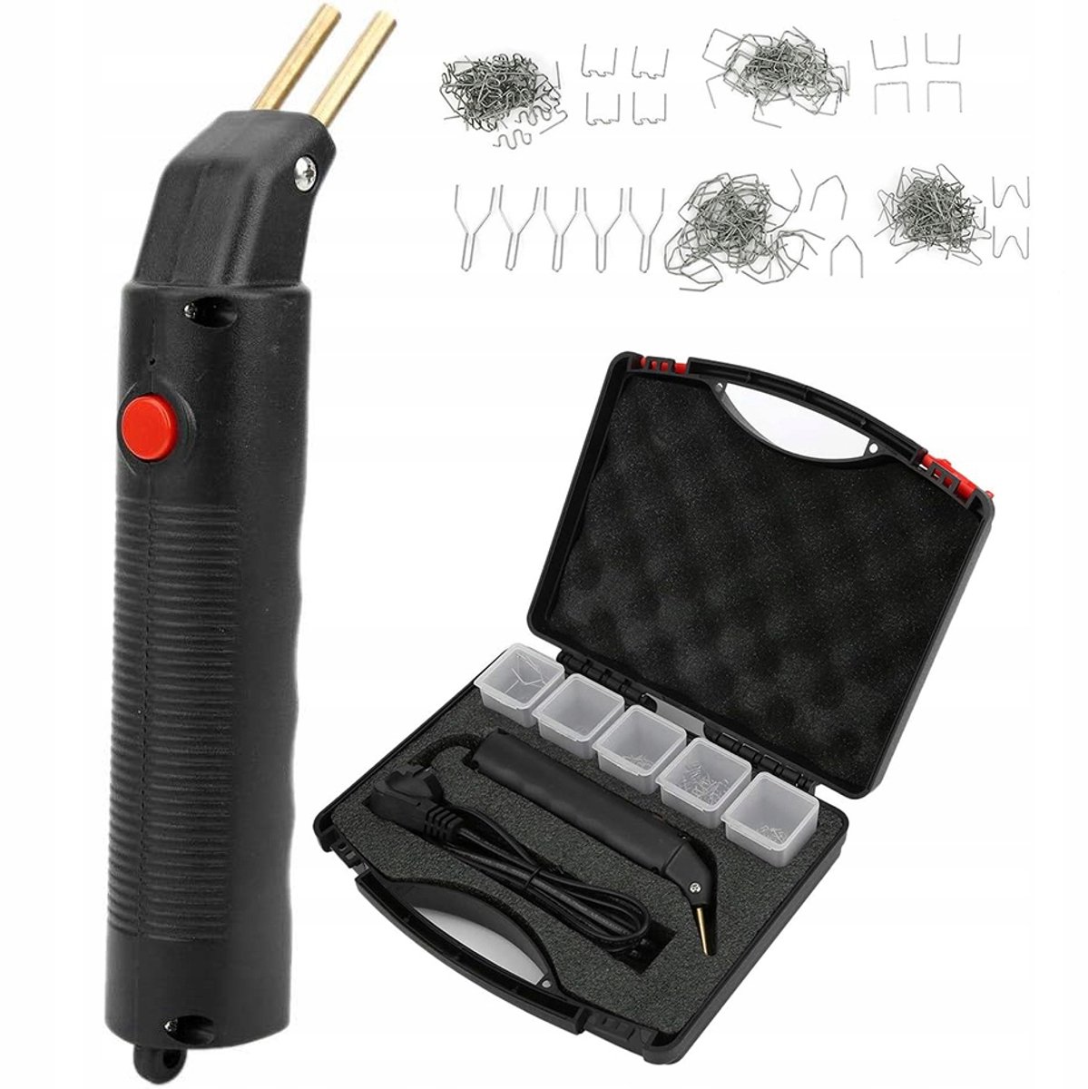 Rosfix Nietpistool Pistolenvorm Set - 100 W, LED Verlichting - IEC C7, 0–50V, 0–15A