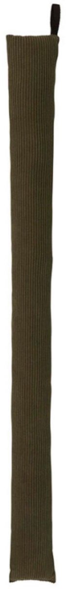 Cogex Tochtstopper - donkergroen - corduroy stof - 80 x 8 cm - tochtrollen - polyester