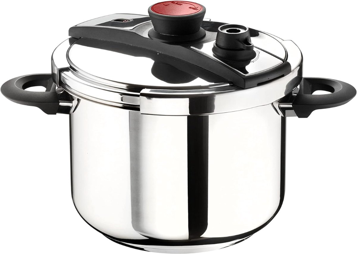 Lìon® Snelkookpan Inductie - Pressure Cooker - Snelkookpan - Zilver - 25cm x 37cm x 23cm