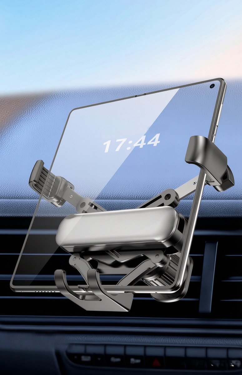 Namajunas - Telefoonhouders auto - Speciaal ontworpen voor vouwbare telefoon - Zes punts grijp systeem - Klein lijn ontwerp - Blokkeert de ventilatie niet - Pak en plaat je telefoon makkelijk met één hand - Flexibel geschikt voor meer telefoons