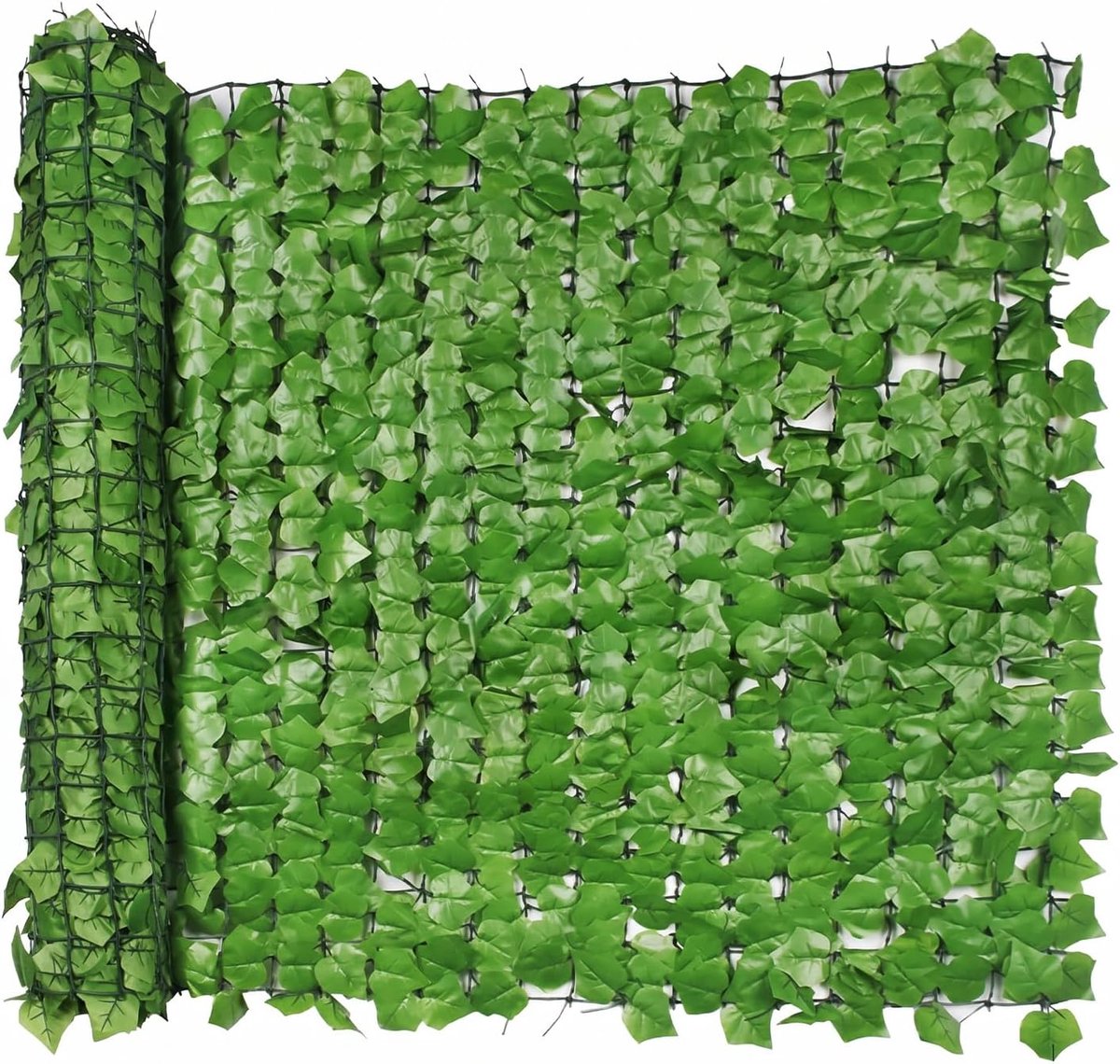 Privacyscherm van kunstklimop - 100×300 cm - Achtergrond van kunstgroen - UV-bestendige achtergrond van kunstgroen - voor de tuin, het terras en het balkon