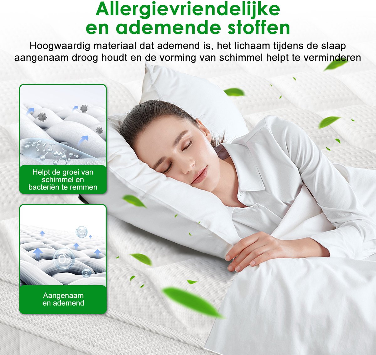 Aiidoits Aiidoits 160x200 Pocketveringmatras - afbeelding 5