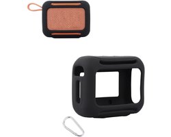 Siliconen Beschermhoes - Skin Cover - Draagbare Audio Bescherming - 360° Schokabsorptie - 10.4 x 7.9 x 4.5 cm - Zwart