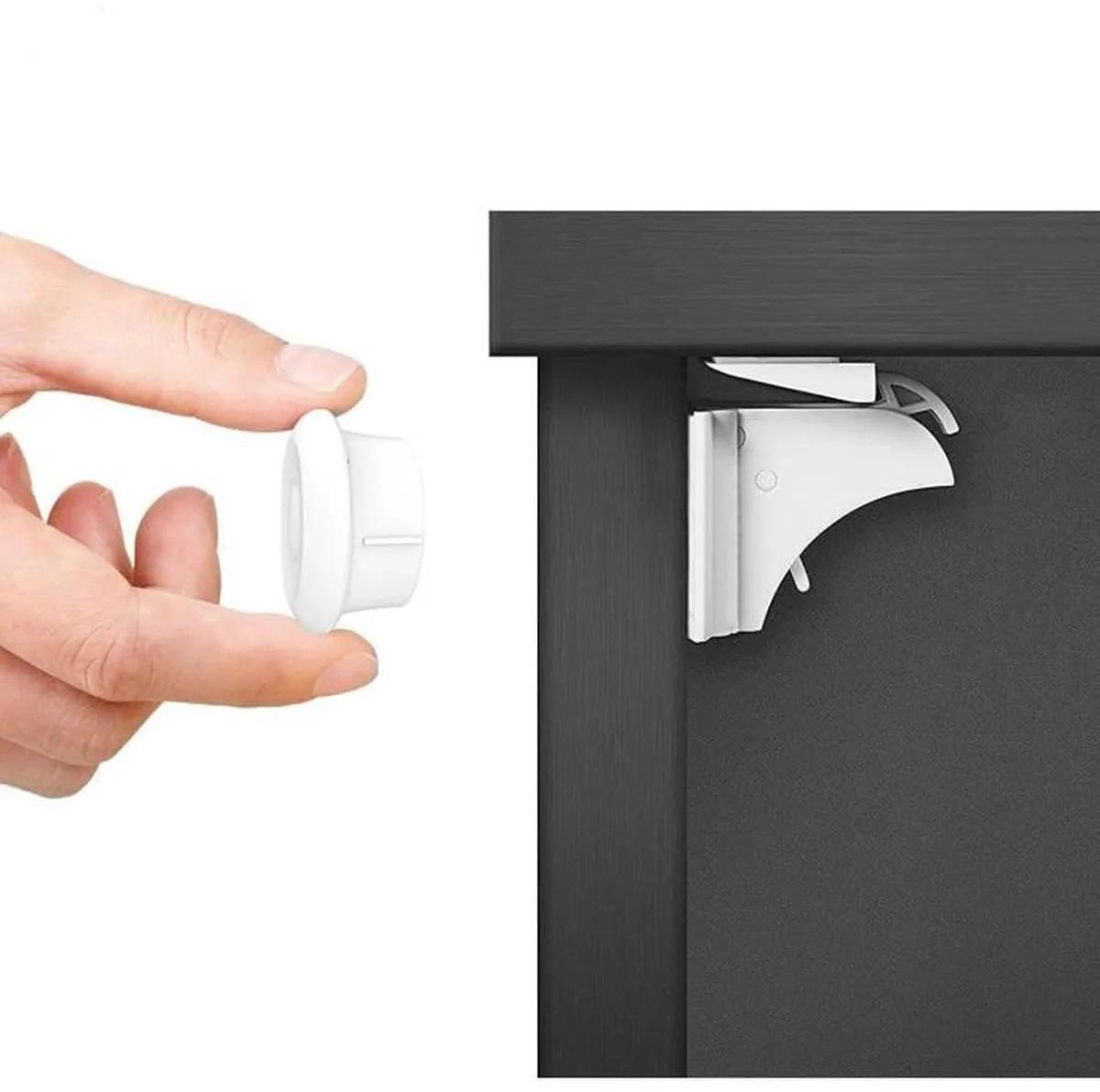 Set van 4 - Magnetische kindvriendelijke deur- en raamsloten - Sloten