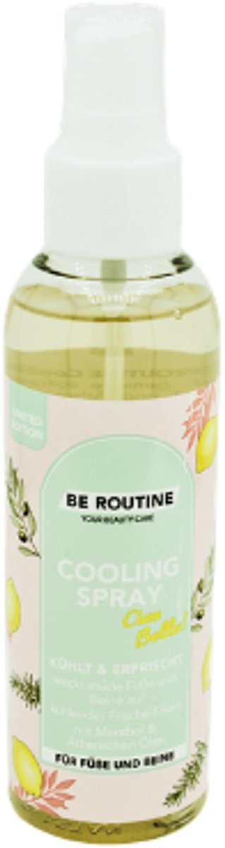 Cooling Spray Ciao Bella - Be Routine - 150 ml | Verkoelende Voet- & Benenspray met Menthol & Etherische Oliën - Frisse Citroengeur - Vegan
