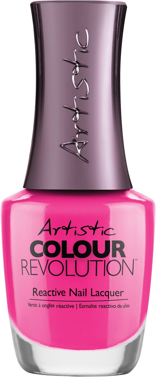 Artistic Nail Design Colour Revolution 'Lucid Bloom' (Hot Pink Créme)