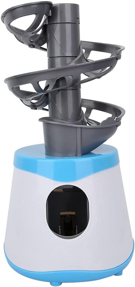Tafeltennistrainer - Pingpongwerper Balmachine - Tafeltennis Oefenen - Niet Blokkerende Uitlaat - 30.5 x 15 x 15 cm - Groen Wit