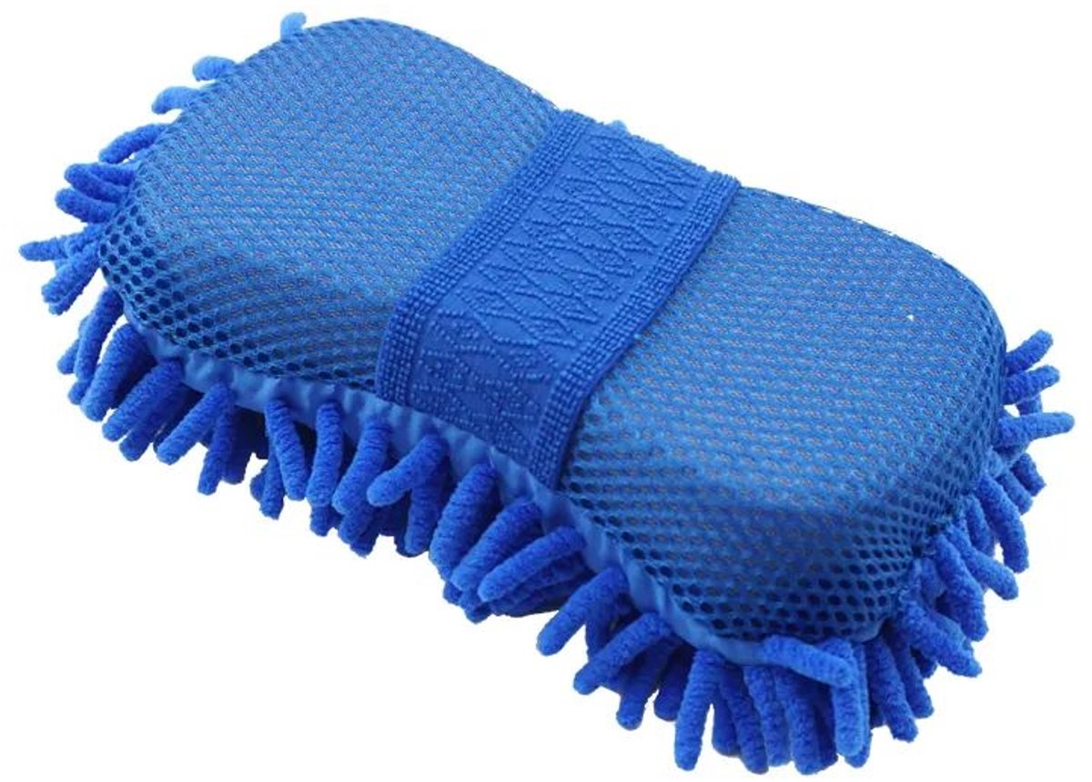 Wasspons van microvezel 2v1, 24 x 12cm, Bruin